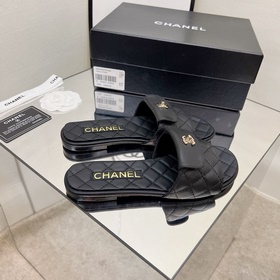 chanel Chanel 23 весна-лето новинка, популярные тапочки Верхняя ч