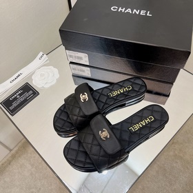 chanel Chanel 23 весна-лето новинка, популярные тапочки Верхняя ч