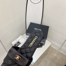 chanel Chanel 23 весна-лето новинка, популярные тапочки Верхняя ч