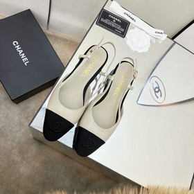 CHANEL / Туфли на толстом каблуке в стиле Мэри Джейн для ранней в