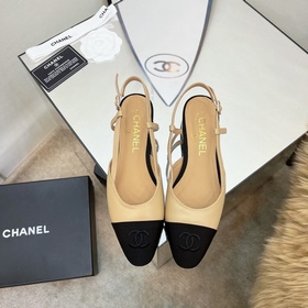 CHANEL/ Туфли на толстом каблуке в стиле Мэри Джейн для ранней ве