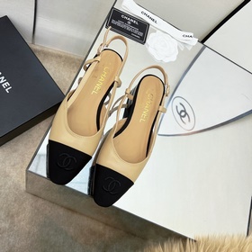 CHANEL/ Туфли на толстом каблуке в стиле Мэри Джейн для ранней ве