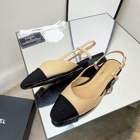 CHANEL/ Туфли на толстом каблуке в стиле Мэри Джейн для ранней ве