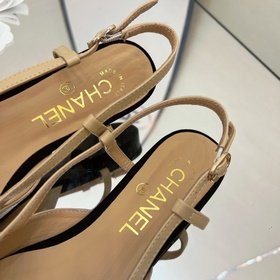 CHANEL/ Туфли на толстом каблуке в стиле Мэри Джейн для ранней ве