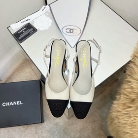 CHANEL / Туфли на толстом каблуке в стиле Мэри Джейн для ранней в