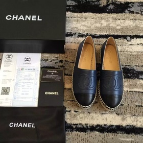 CHANEL Шанель Рыбацкие туфлиз кожи, оригинальная высококачественн