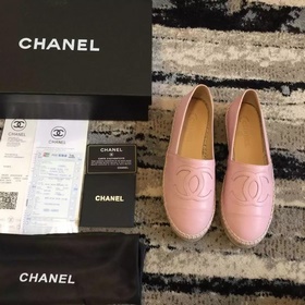 Классические рыбацкие туфли Chanel с веревочной подошвой, только