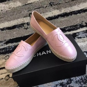 Классические рыбацкие туфли Chanel с веревочной подошвой, только