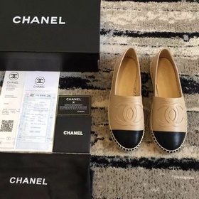 Классические рыбацкие туфли Chanel с веревочной подошвой, изготов