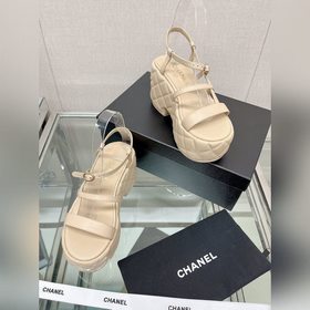 Chanel 23Ss Новая модель Chanel Ромбовидная платформа, толстая по