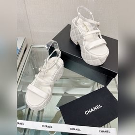 Chanel 23Ss Новая модель Chanel Ромбовидная платформа, толстая по