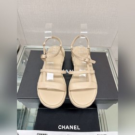 Chanel 23Ss Новая модель Chanel Ромбовидная платформа, толстый ка
