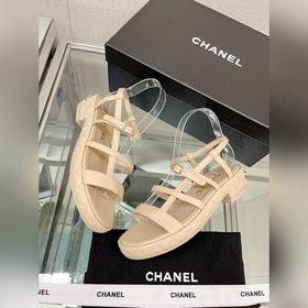 Chanel 23Ss Новая модель Chanel Ромбовидная платформа, толстый ка