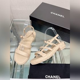 Chanel 23Ss Новая модель Chanel Ромбовидная платформа, толстый ка