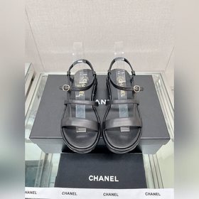 Chanel 23Ss Новая модель Chanel Ромбовидная платформа, толстый ка