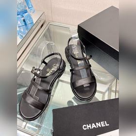 Chanel 23Ss Новая модель Chanel Ромбовидная платформа, толстый ка