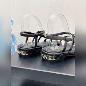 Chanel 23Ss Новая модель Chanel Ромбовидная платформа, толстый ка