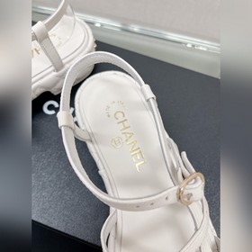 Chanel 23Ss Новая модель Chanel Ромбовидная платформа, толстый ка