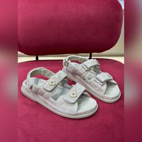 chane…l Пляжные сандалии Классические цвета + новые цвета весны-л