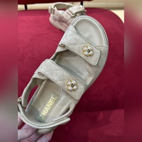 chane…l Пляжные сандалии Классические цвета + новые цвета весны-л