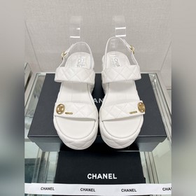 Chanel 23Ss Новая модель Chanel Ромбовидные сандалии на толстой п