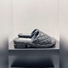 Chanel 23Ss Новая модель Chanel Ромбовидные туфли на толстом кабл