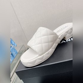 Chanel 23Ss Новая модель Chanel Ромбовидные туфли на толстом кабл
