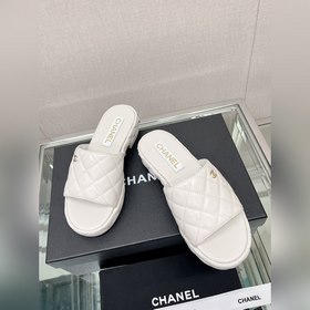 Chanel 23Ss Новая модель Chanel Ромбовидные туфли на толстом кабл