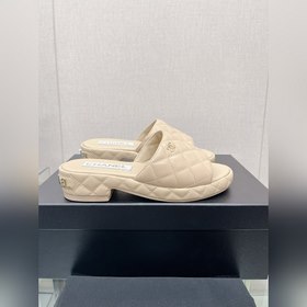 Chanel 23Ss Новая модель Chanel Ромбовидные туфли на толстом кабл