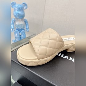 Chanel 23Ss Новая модель Chanel Ромбовидные туфли на толстом кабл