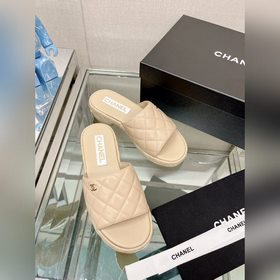 Chanel 23Ss Новая модель Chanel Ромбовидные туфли на толстом кабл