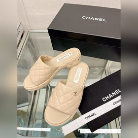 Chanel 23Ss Новая модель Chanel Ромбовидные туфли на толстом кабл