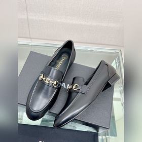 Chanel 23Ss новые туфли-лодочки с двойной пряжкой и полуоткрытым 