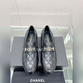 Chanel 23Ss новые туфли-лодочки с двойной пряжкой и полуоткрытым