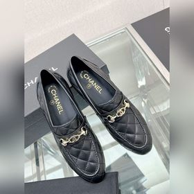 Chanel 23Ss новые туфли-лодочки с двойной пряжкой и полуоткрытым 