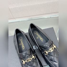 Chanel 23Ss новые туфли-лодочки с двойной пряжкой и полуоткрытым 