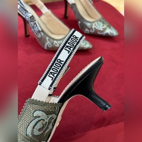 Классические туфли Dior с открытой пяткой #2023 новые цвета# Клас