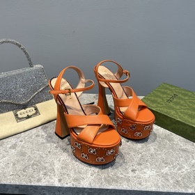 GUCCI весенняя новинка – туфли на платформе, модель с подиума, ор