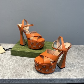 GUCCI весенняя новинка – туфли на платформе, модель с подиума, ор