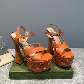 GUCCI весенняя новинка – туфли на платформе, модель с подиума, ор
