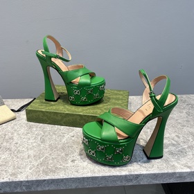 GUCCI весенняя новинка – туфли на платформе, модель с подиума, ор