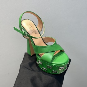 GUCCI весенняя новинка – туфли на платформе, модель с подиума, ор