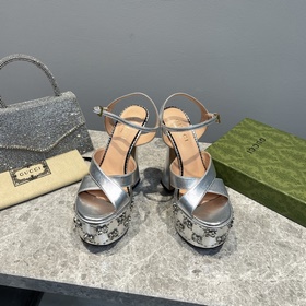 GUCCI весенняя новинка – туфли на платформе, модель с подиума, ор