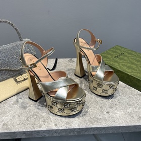 GUCCI весенняя новинка – туфли на платформе, модель с подиума, ор