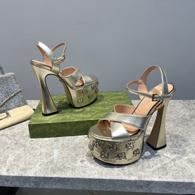 GUCCI весенняя новинка – туфли на платформе, модель с подиума, ор