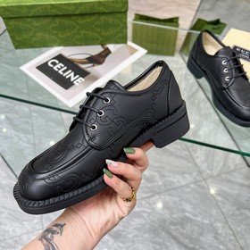 2023.Gucci весенняя и осенняя новинка – небольшие кожаные туфли с