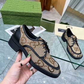 2023.Gucci весенняя и осенняя новинка – небольшие кожаные туфли с