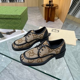 2023.Gucci весенняя и осенняя новинка – небольшие кожаные туфли с