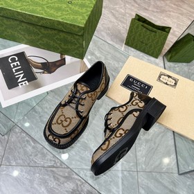 2023.Gucci весенняя и осенняя новинка – небольшие кожаные туфли с