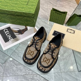 2023.Gucci весенняя и осенняя новинка – небольшие кожаные туфли с